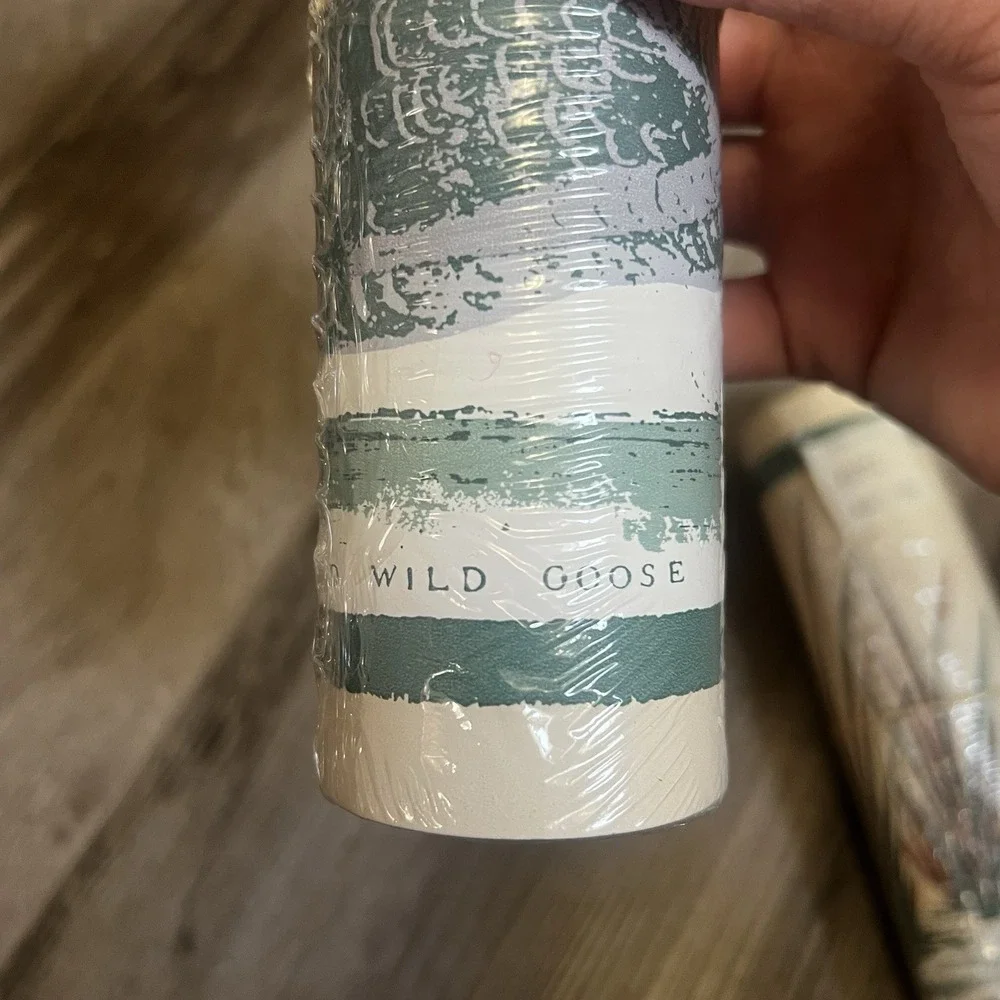 Set of 2 Vintage 80's 90s Wallpaper Border White Fronted Wild Goose